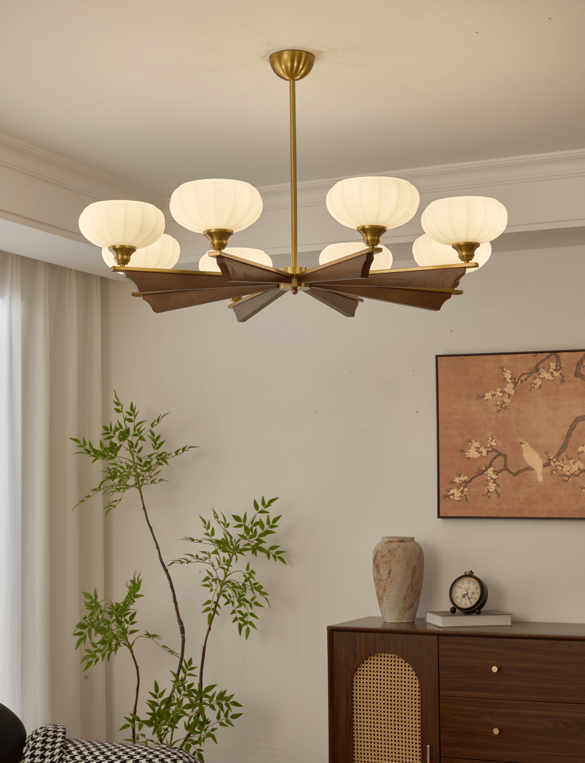 Rowan Bloom Glass Chandelier