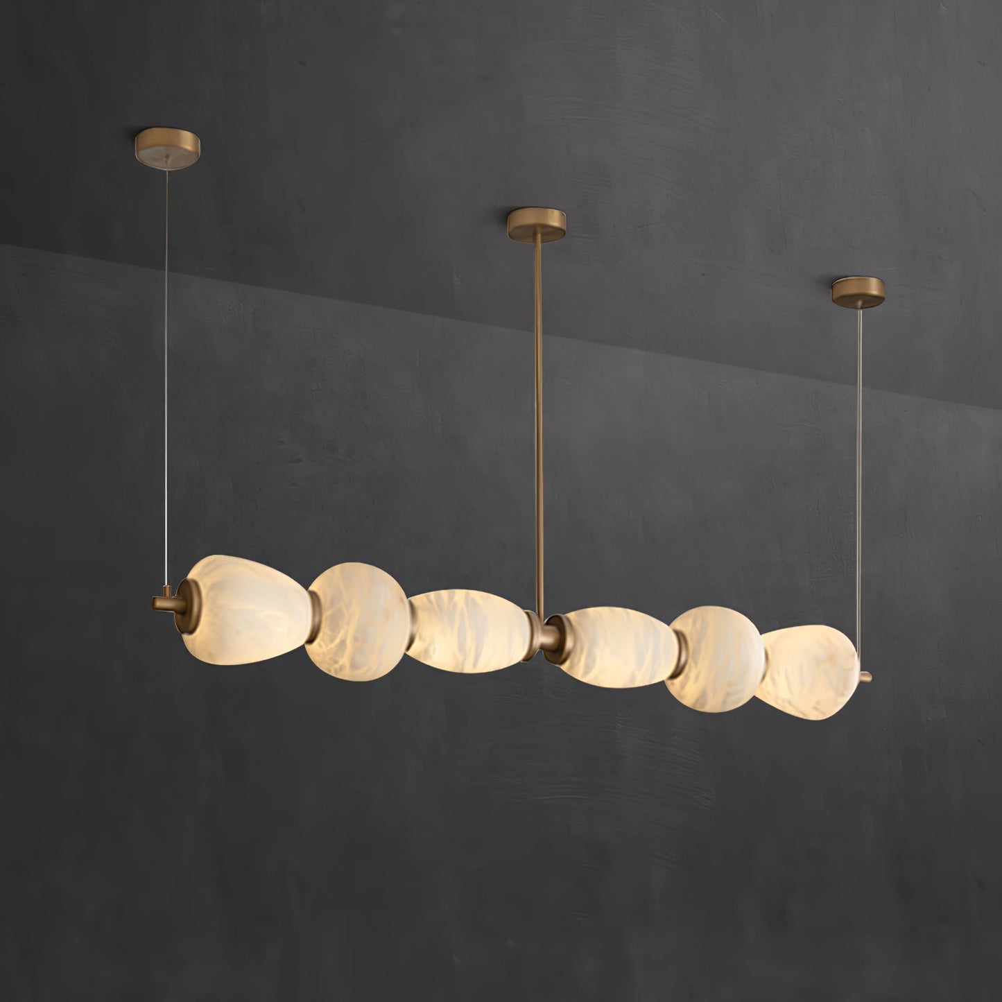 Peyton Alabaster Linear Chandelier