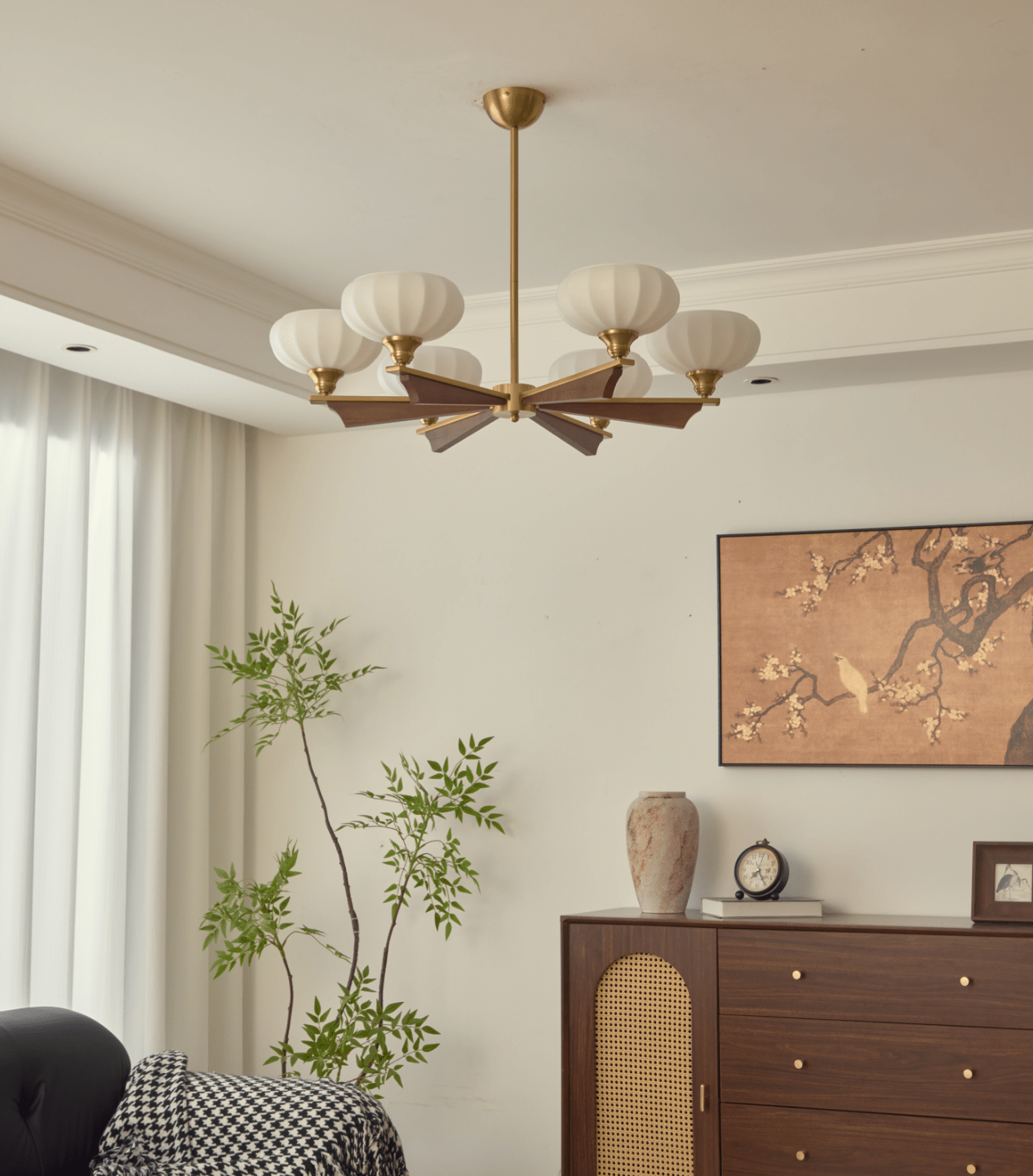 Rowan Bloom Glass Chandelier