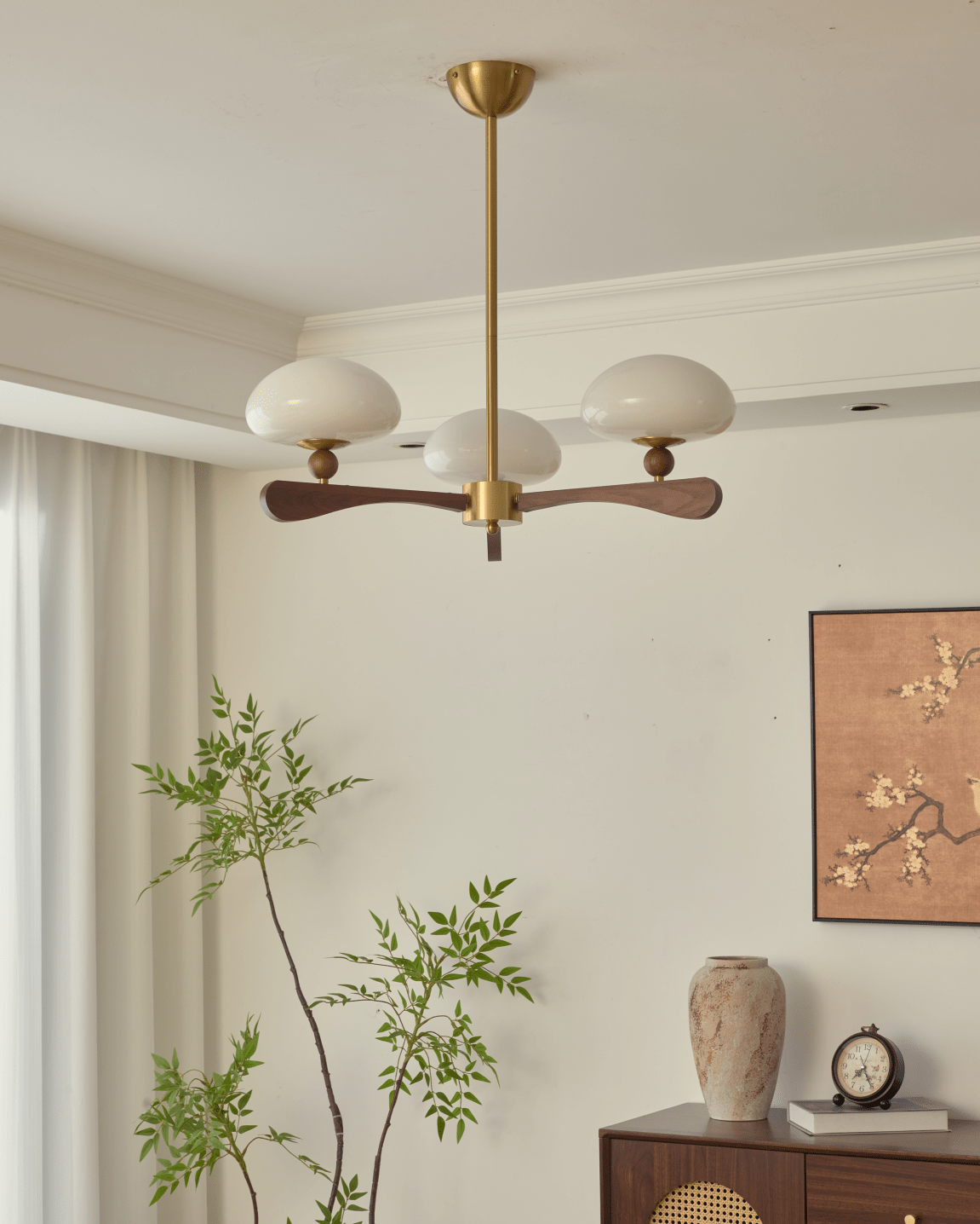 Zayn Round Glass Chandelier