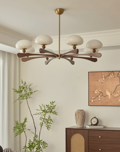 Zayn Round Glass Chandelier