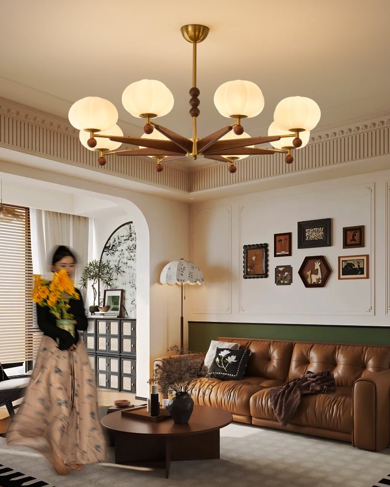 Karter Bloom Glass Chandelier