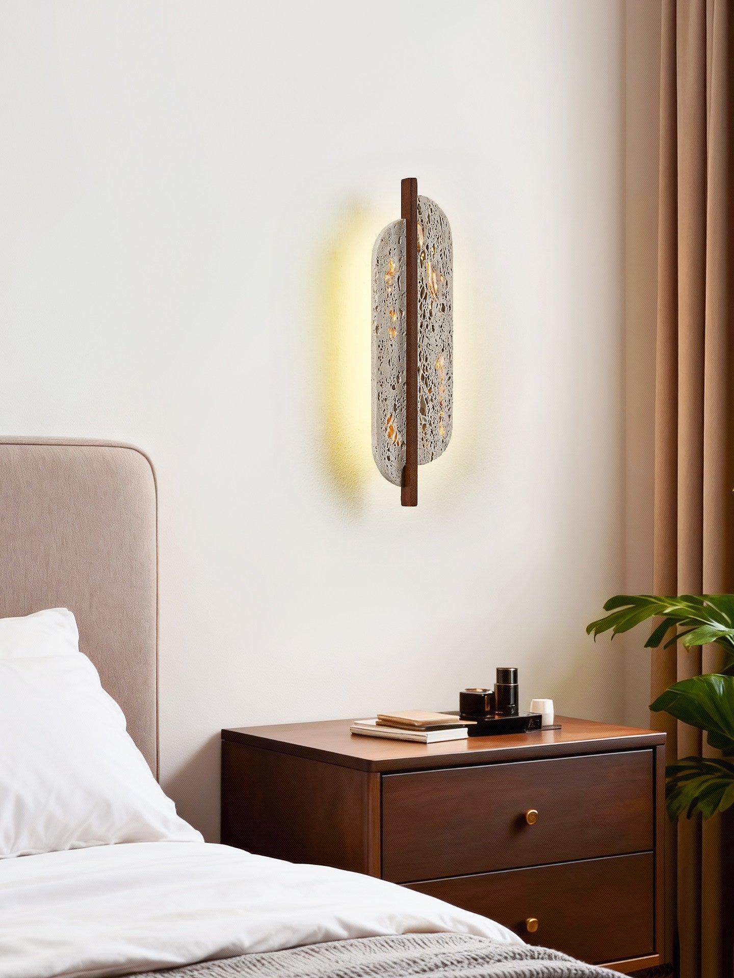 Sara Travertine Wall Light