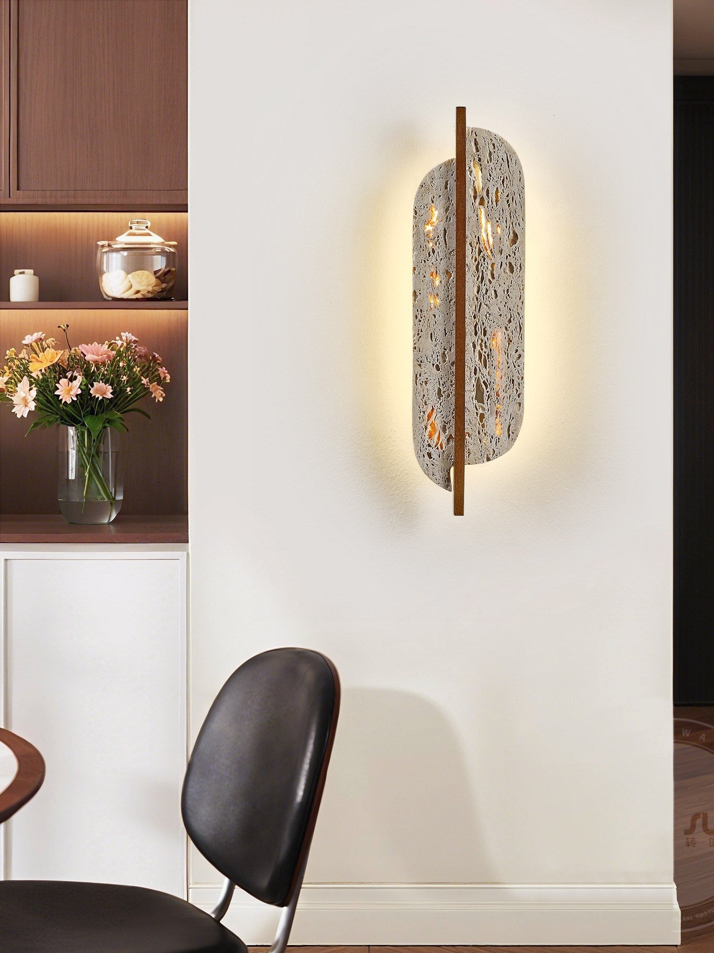 Sara Travertine Wall Light