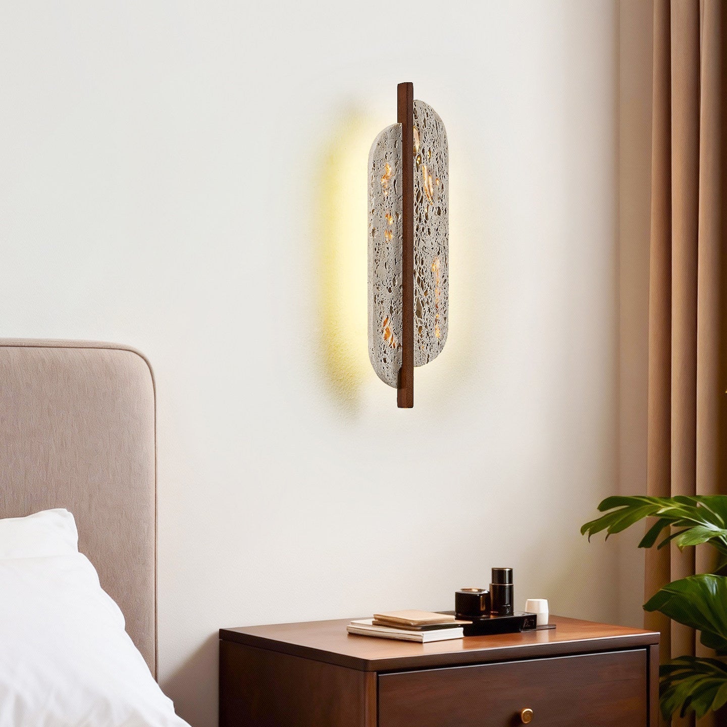 Sara Travertine Wall Light