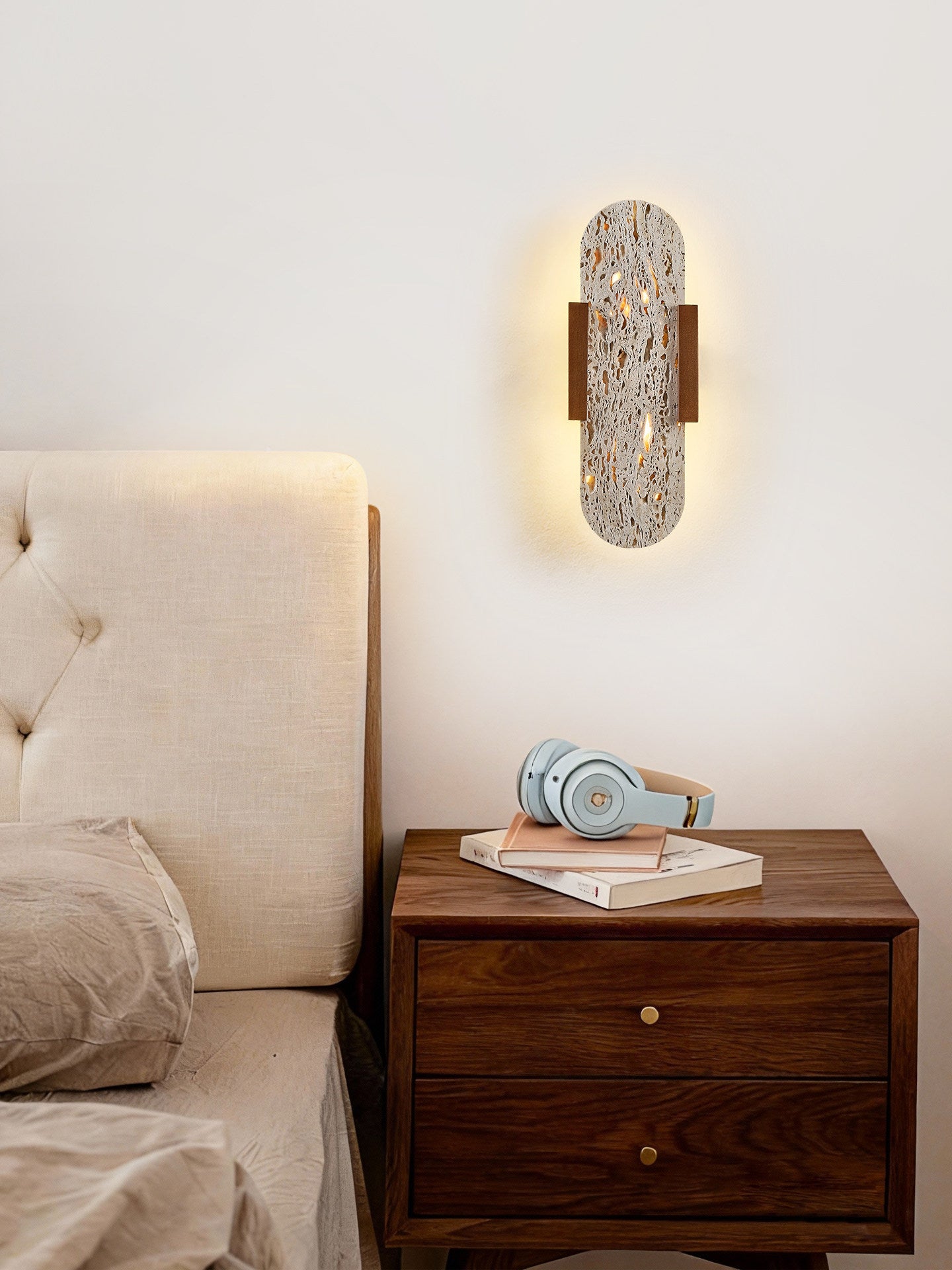 Felix Travertine Wall Light