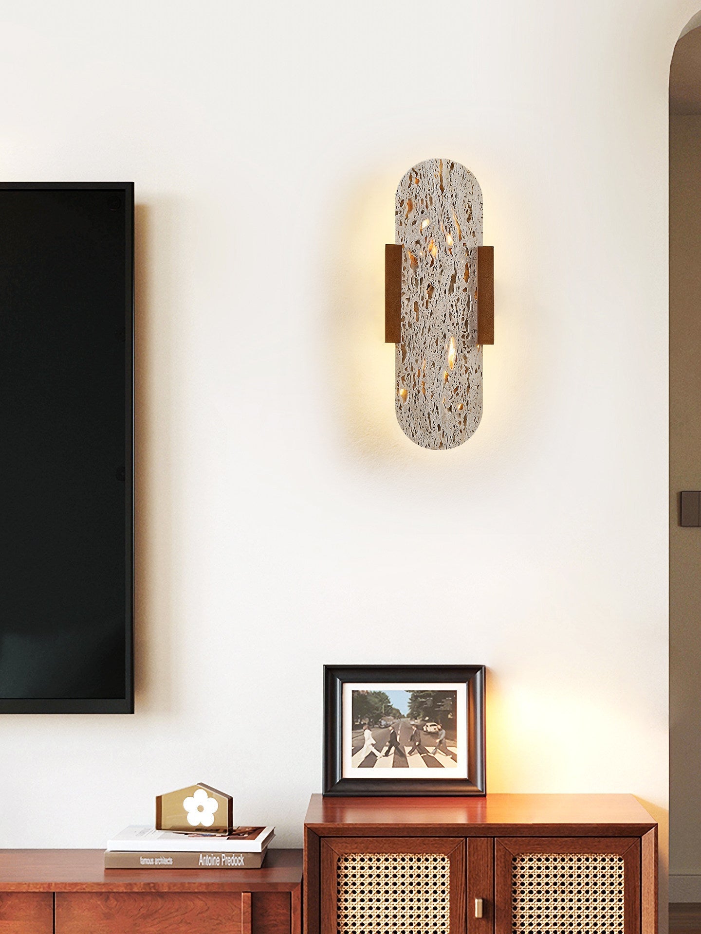 Felix Travertine Wall Light