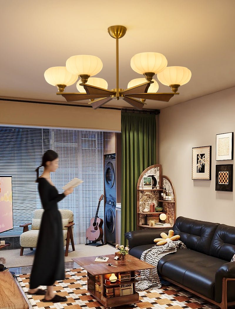 Rowan Bloom Glass Chandelier