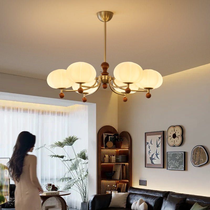 Kyrie Bloom Glass Chandelier