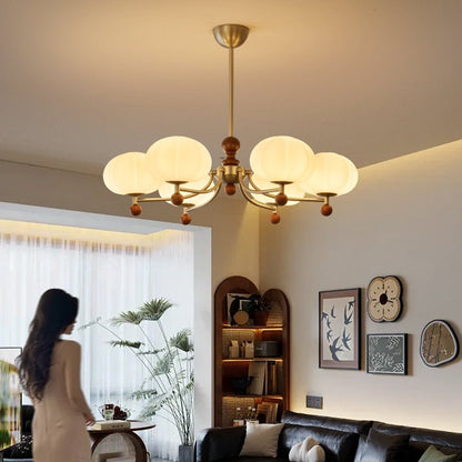 Kyrie Bloom Glass Chandelier