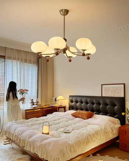 Kyrie Bloom Glass Chandelier