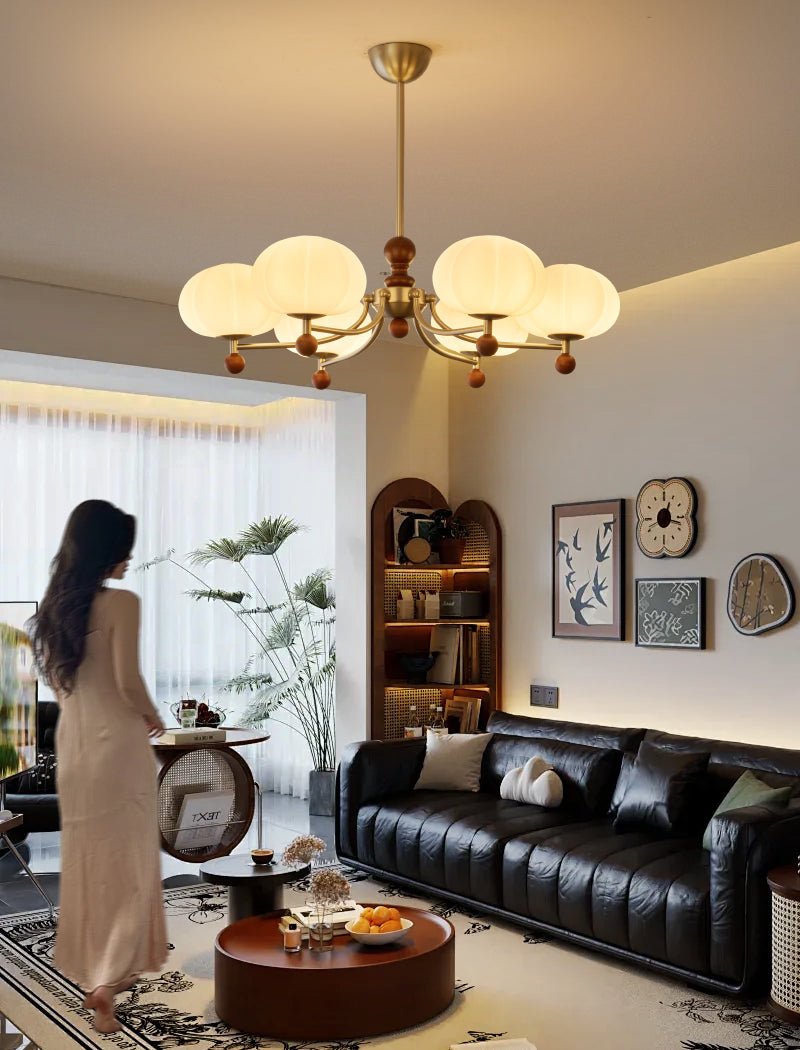 Kyrie Bloom Glass Chandelier