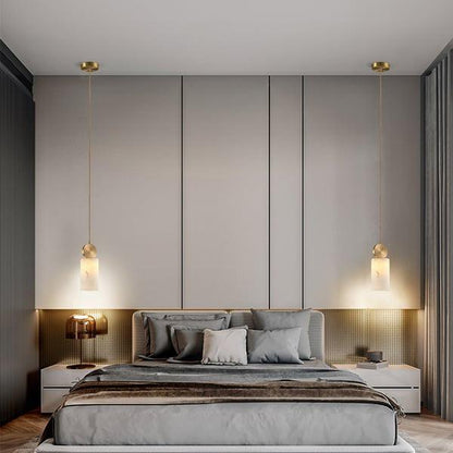 Lyla Alabaster Pendant Light