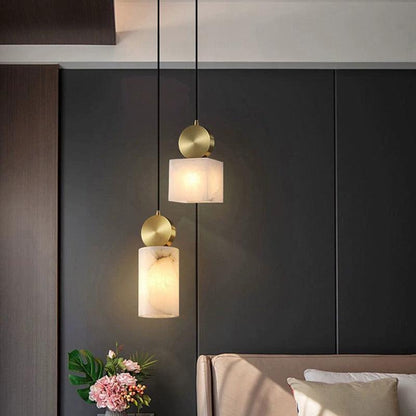 Lyla Alabaster Pendant Light