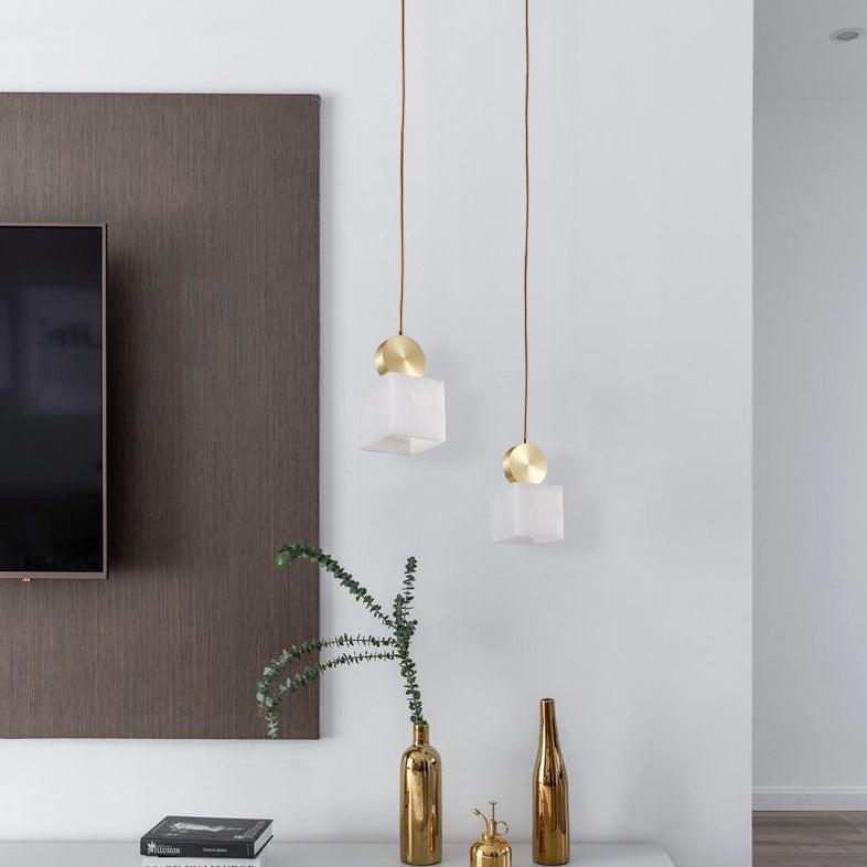 Lyla Alabaster Pendant Light