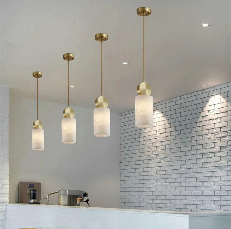 Lyla Alabaster Pendant Light
