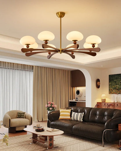 Zayn Round Glass Chandelier