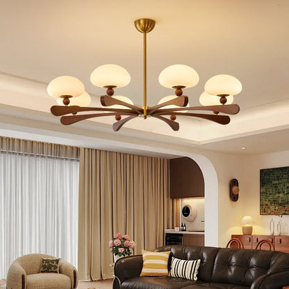 Zayn Round Glass Chandelier