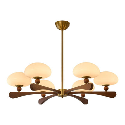 Zayn Round Glass Chandelier