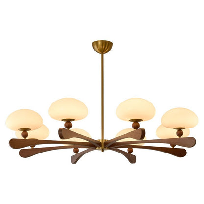 Zayn Round Glass Chandelier