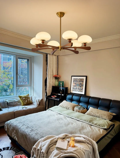 Zayn Round Glass Chandelier