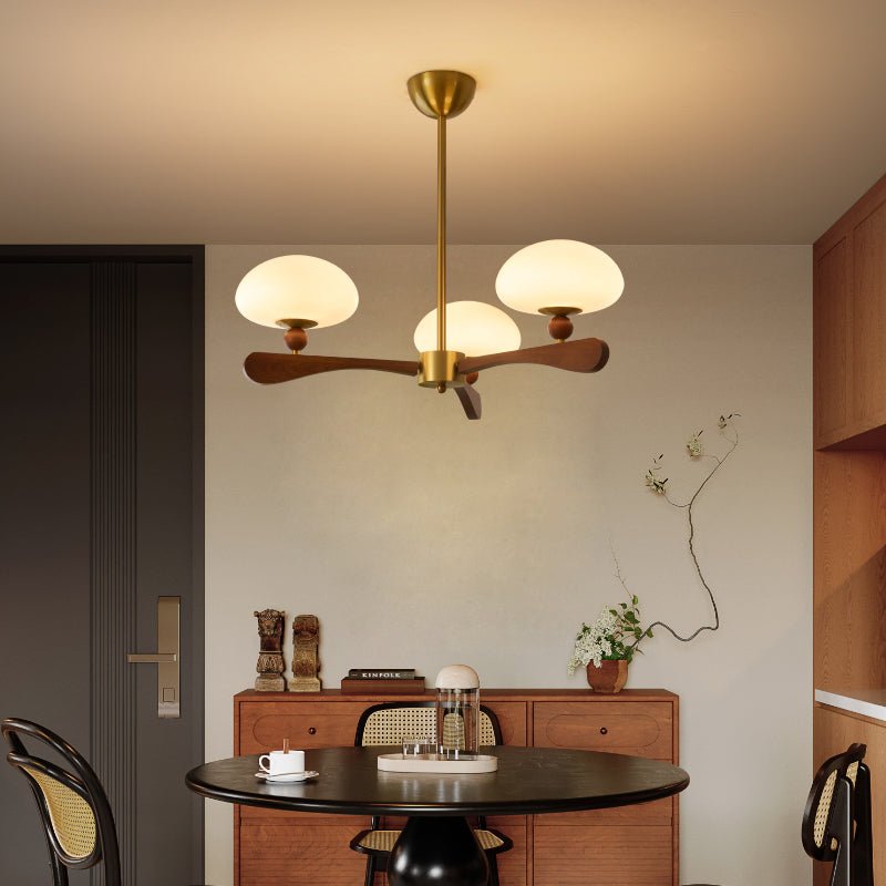 Zayn Round Glass Chandelier