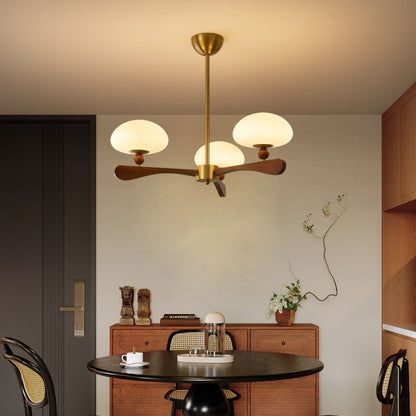 Zayn Round Glass Chandelier