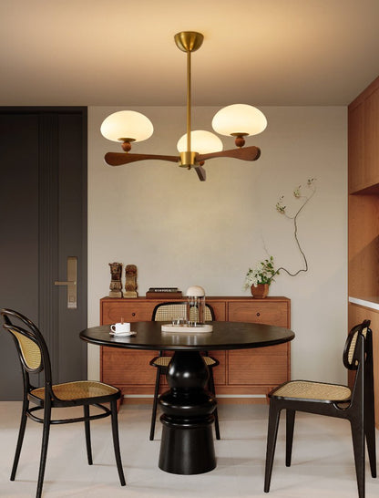 Zayn Round Glass Chandelier