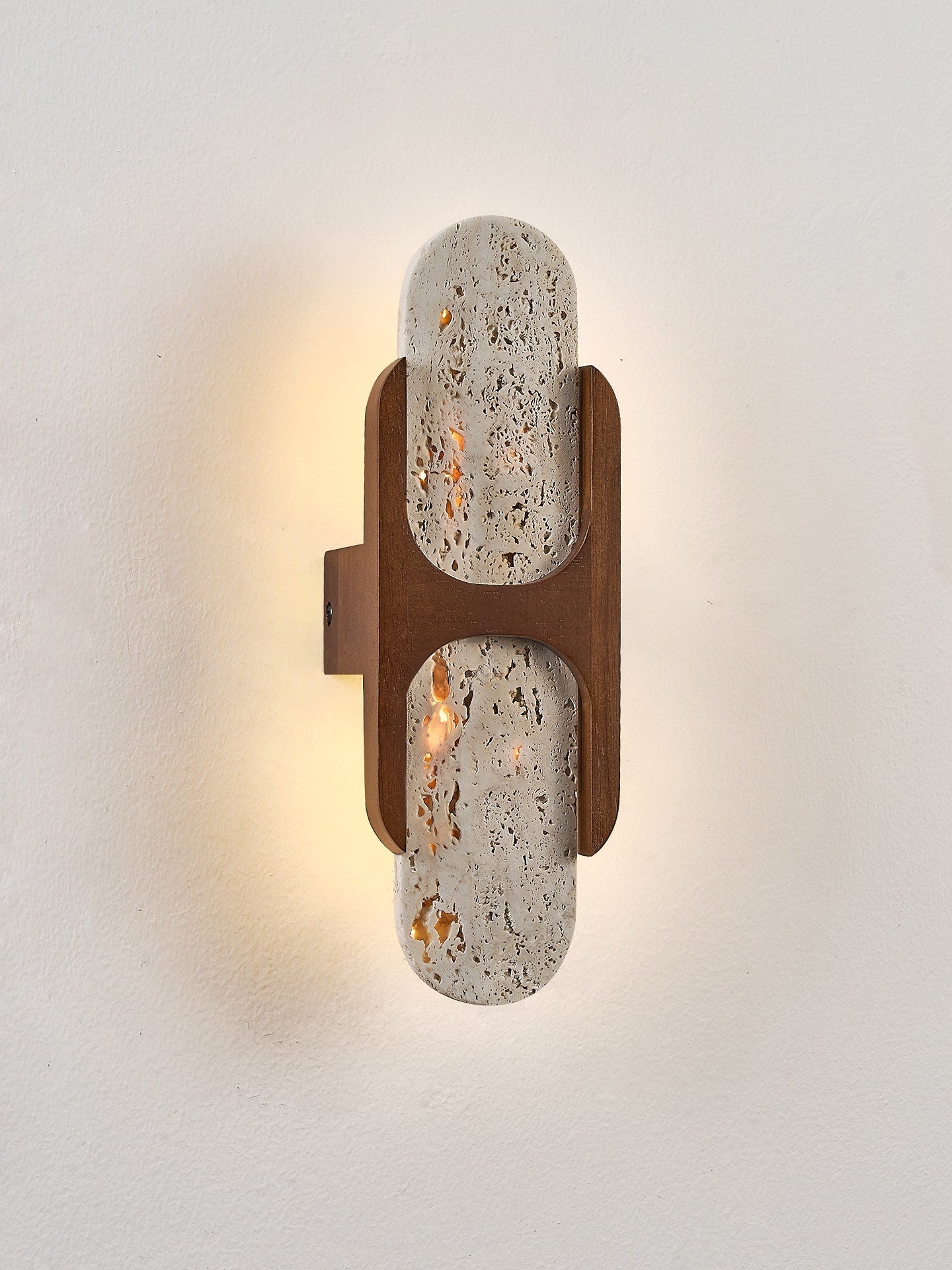 Hallie Travertine Wall Light