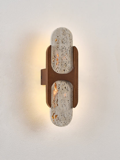 Hallie Travertine Wall Light