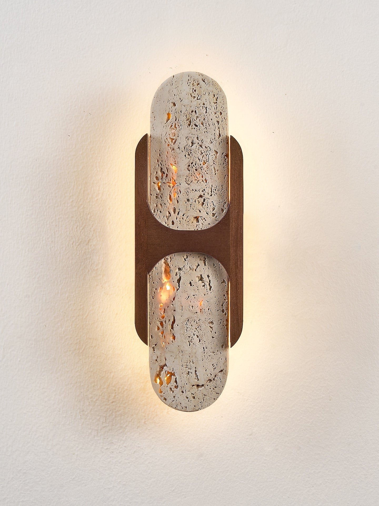 Hallie Travertine Wall Light