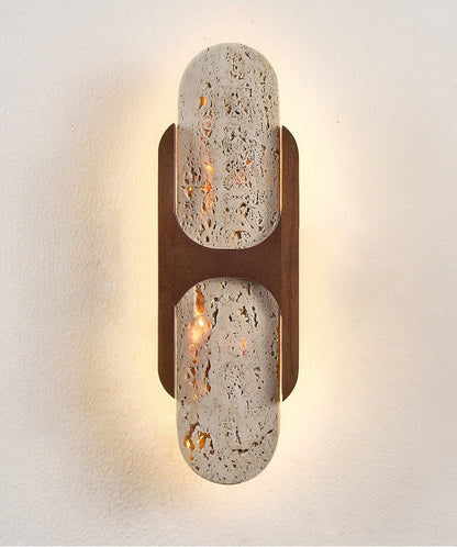 Hallie Travertine Wall Light