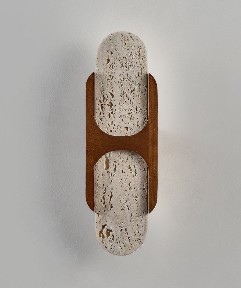 Hallie Travertine Wall Light