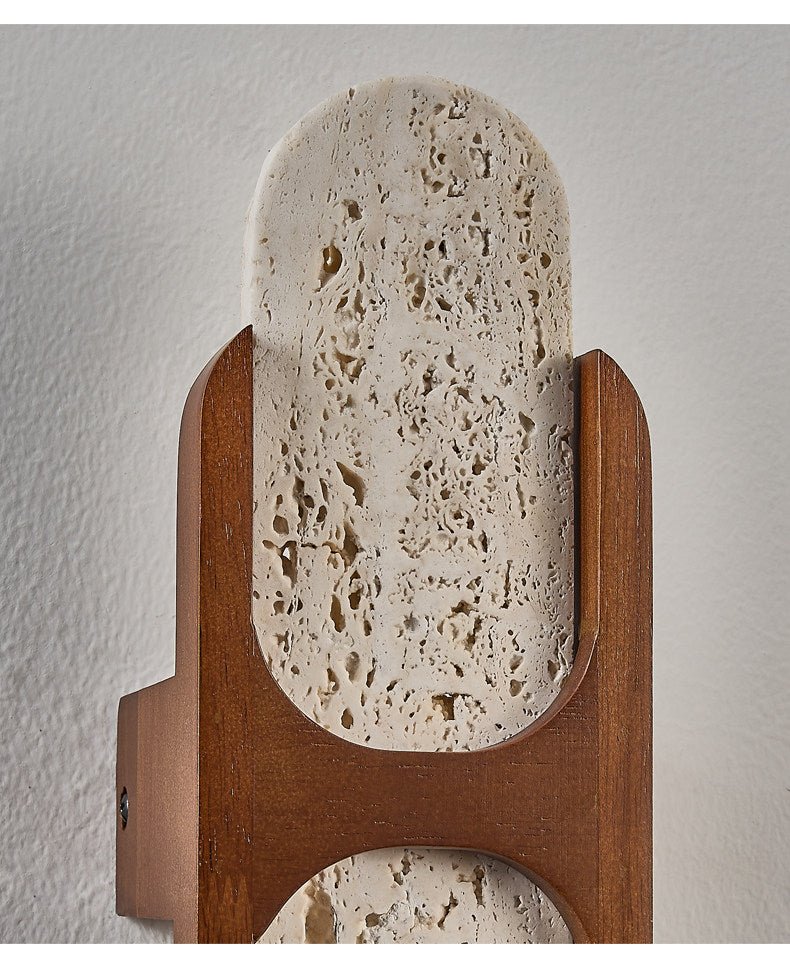 Hallie Travertine Wall Light