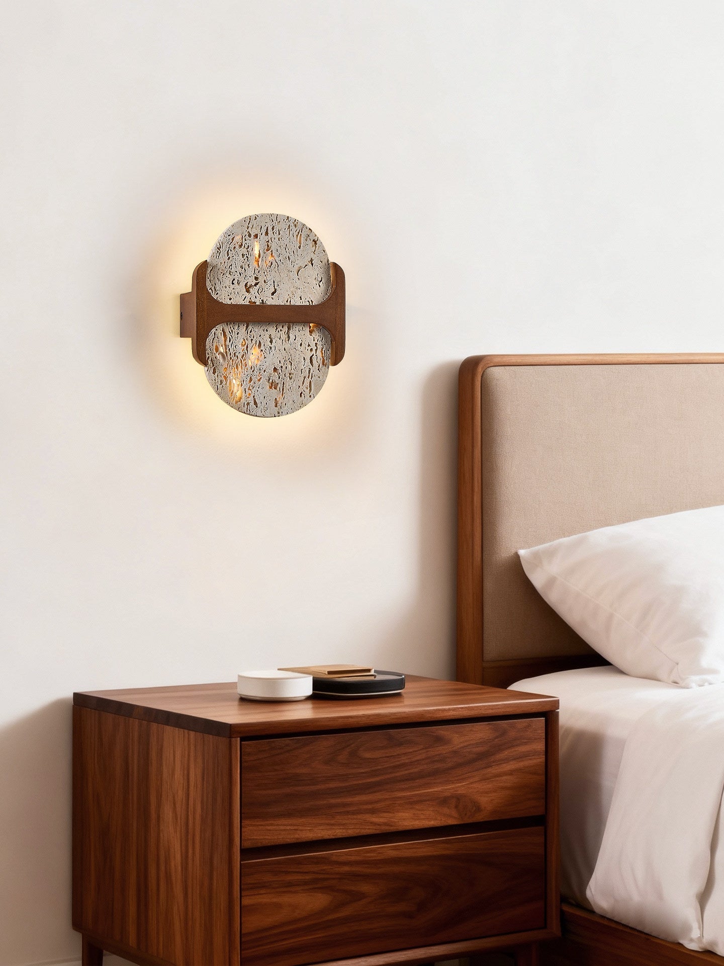Jett Travertine Wall Light