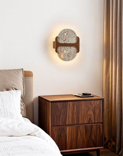Jett Travertine Wall Light