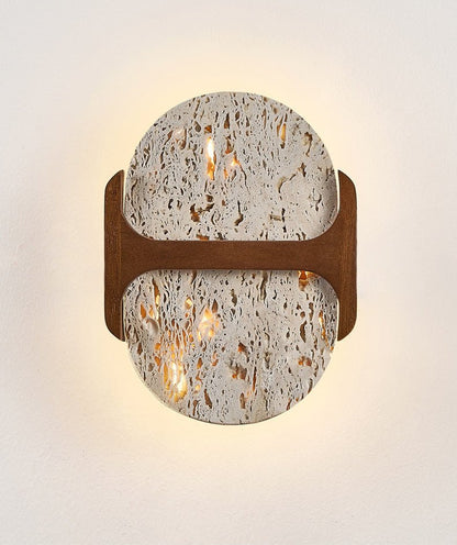 Jett Travertine Wall Light