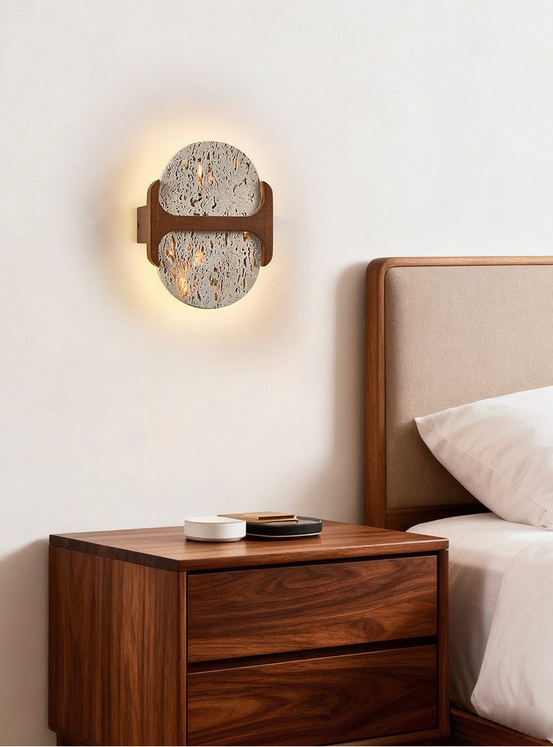 Jett Travertine Wall Light