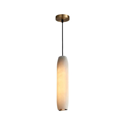 Jonah Alabaster Flute Pendant Light