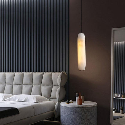 Jonah Alabaster Flute Pendant Light