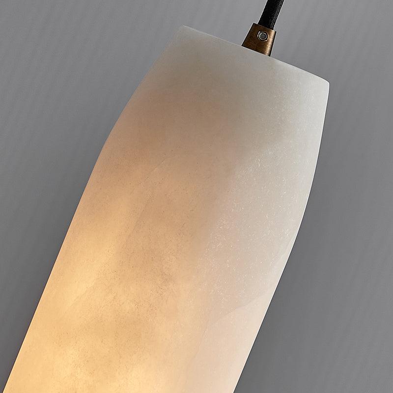 Jonah Alabaster Flute Pendant Light