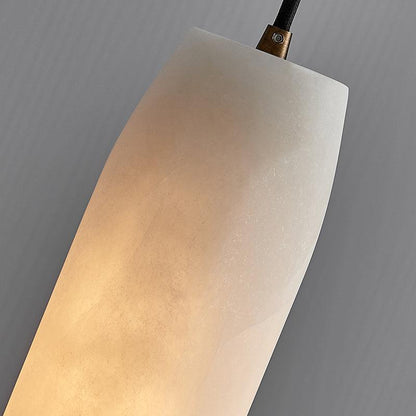 Jonah Alabaster Flute Pendant Light