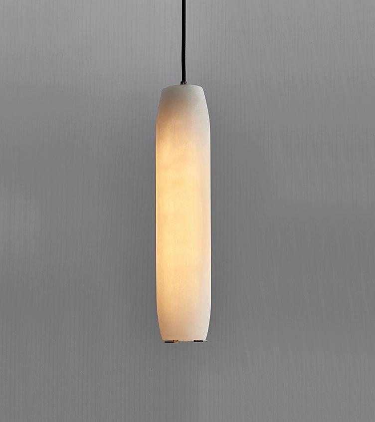 Jonah Alabaster Flute Pendant Light
