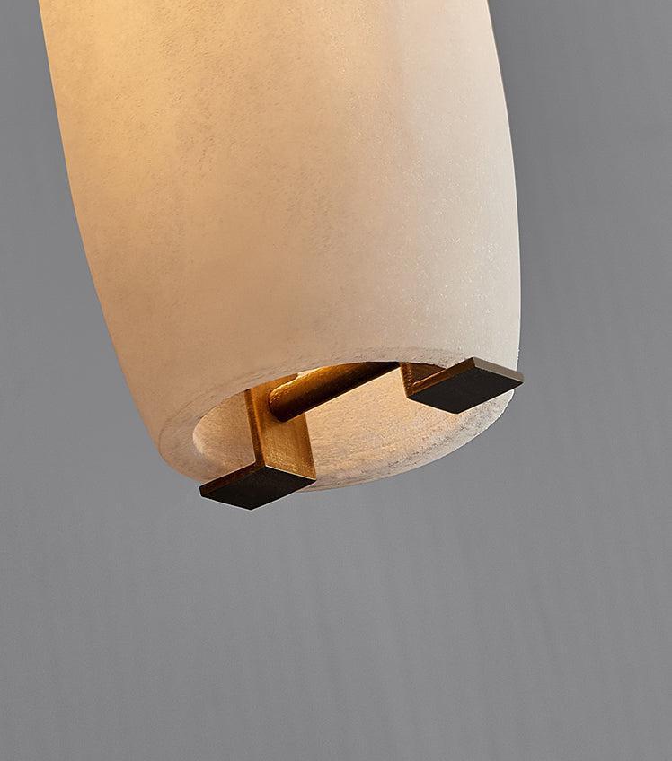 Jonah Alabaster Flute Pendant Light