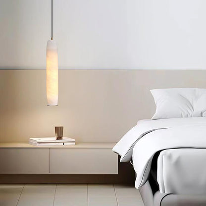 Jonah Alabaster Flute Pendant Light