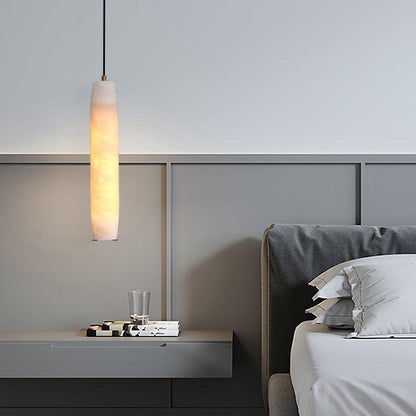Jonah Alabaster Flute Pendant Light