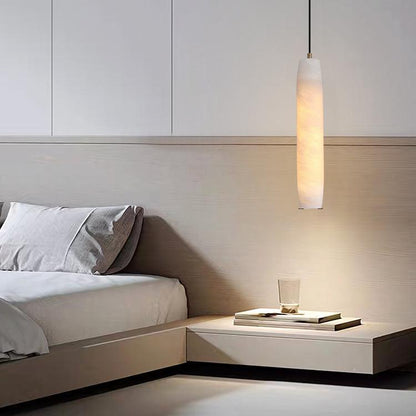 Jonah Alabaster Flute Pendant Light