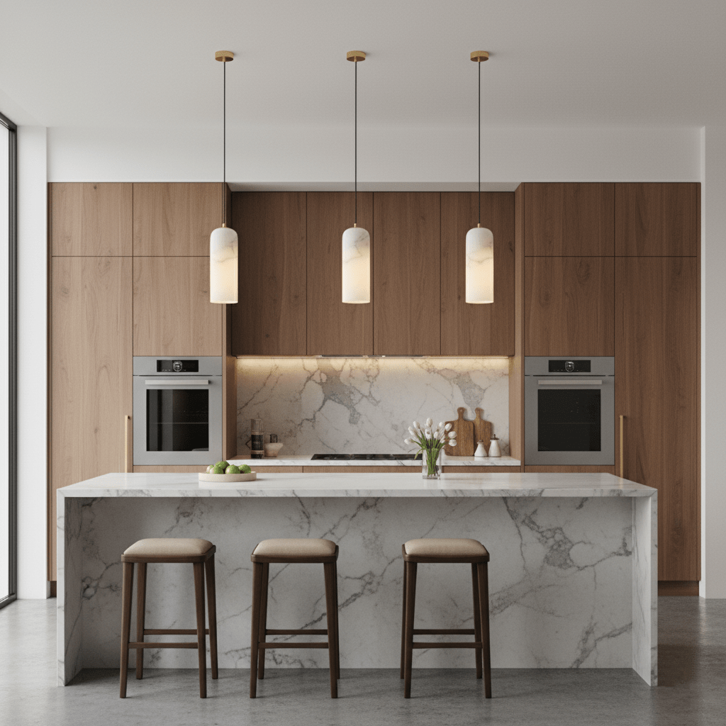 Quinn Alabaster Pendant Lamp