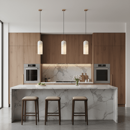 Quinn Alabaster Pendant Lamp