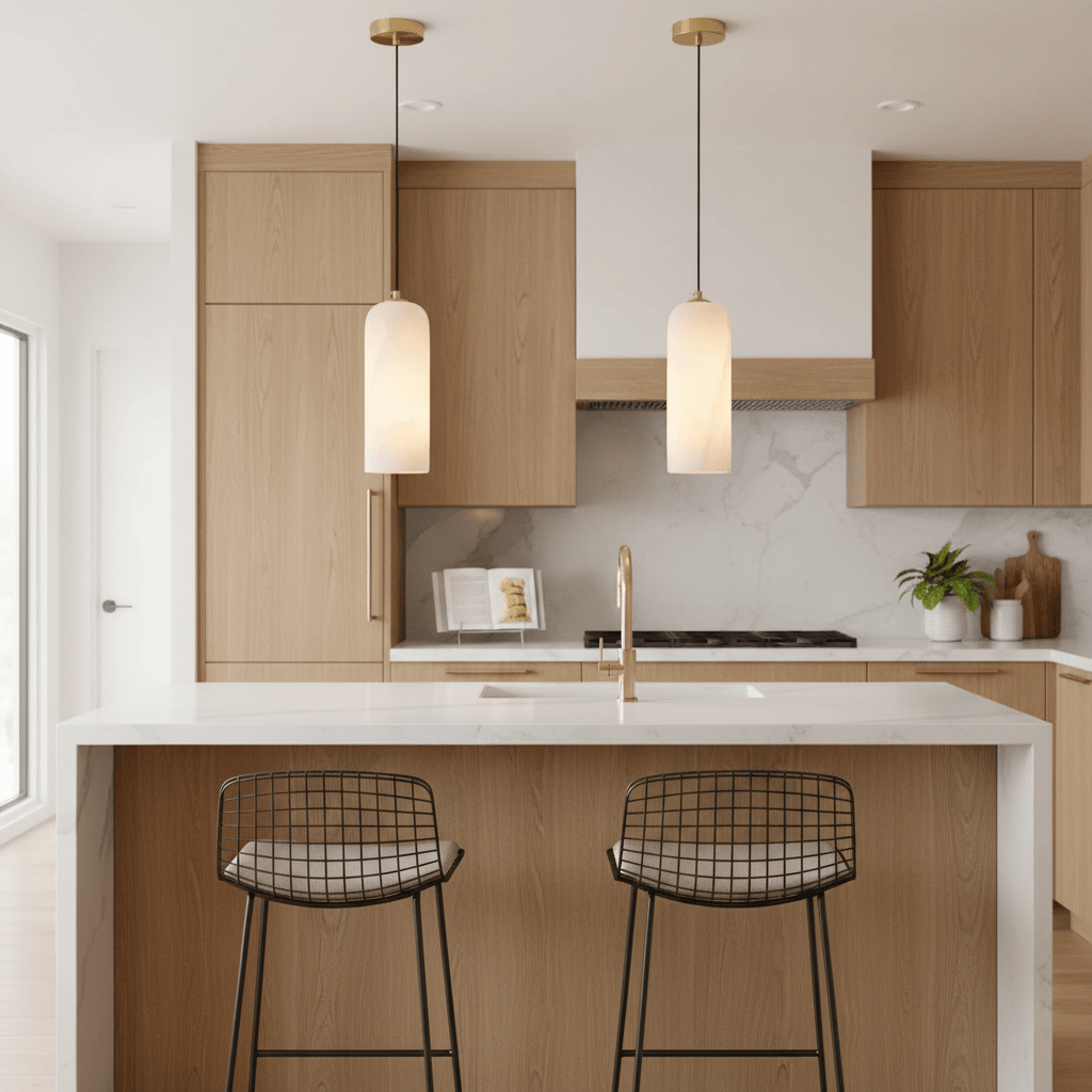 Quinn Alabaster Pendant Lamp